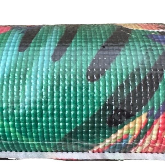 NWT TEREZ Fitness YOGA Pilates Exercise Mat 5mm Thick - Palm Leaves Design - - Picture 4 of 7